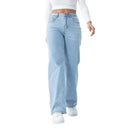 Mars Power Women's High Waist Wide Leg Baggy Jeans