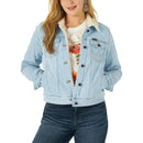 Women's Retro Sherpa Lined Denim Jacket